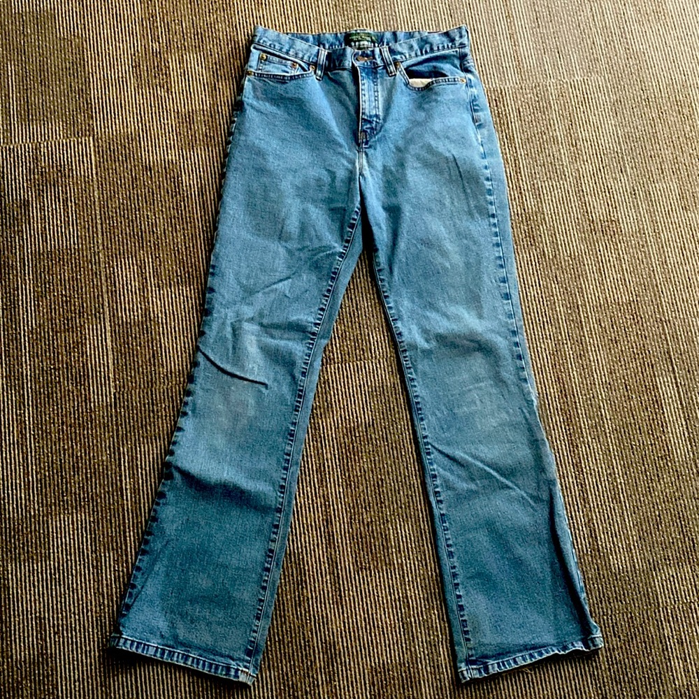 Ralph Lauren Classic Bootcut Jeans, Size 8